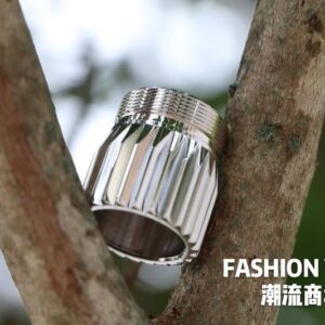 美國原裝 Comp Lyfe Button Housing 定制按鍵外殼 鈦合金鍍銠 適用所有戰鬥 18650機械桿